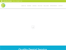 Tablet Screenshot of dentcarecancun.com